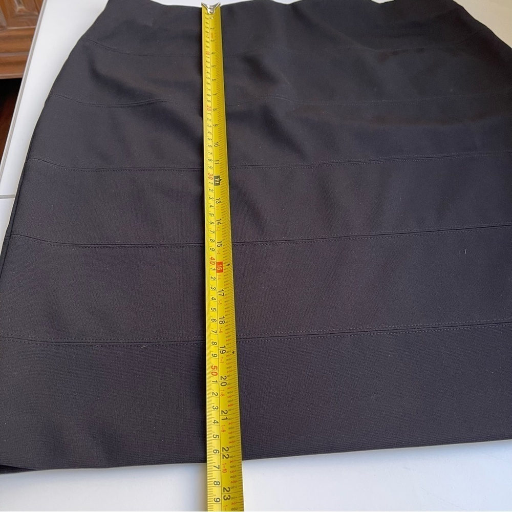 Alfani Black Stretch Pull-On Pencil Bandage Skirt Black L - Picture 9 of 12